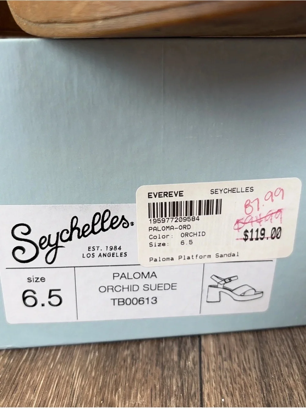 Seychelles Paloma Purple Orchid Suede Platform Sandals 6.5 Boho Chic Hippie